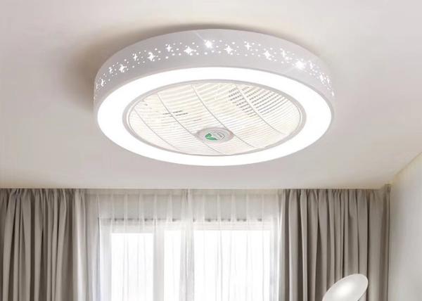 36W*2 Indoor Chandelier Ceiling Fan With Light And Remote 58cm*23cm