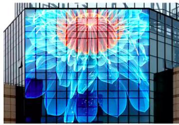 Dimension Customized Led Transparent Display HD Screen For Exhibition Hall