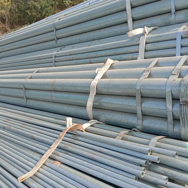 16Mn Q215 Hot Dip Galvanized Steel Pipe GI 100mm Round Steel Tube For Construction