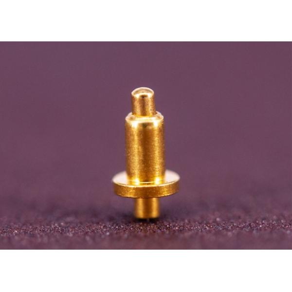 Gold Palted Spring Loaded Connector , Spring Loaded Pogo Pin Connector ROHS