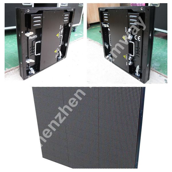 Brushed Aluminum Indoor LED Screen Rental PH5 for Concert Advertising