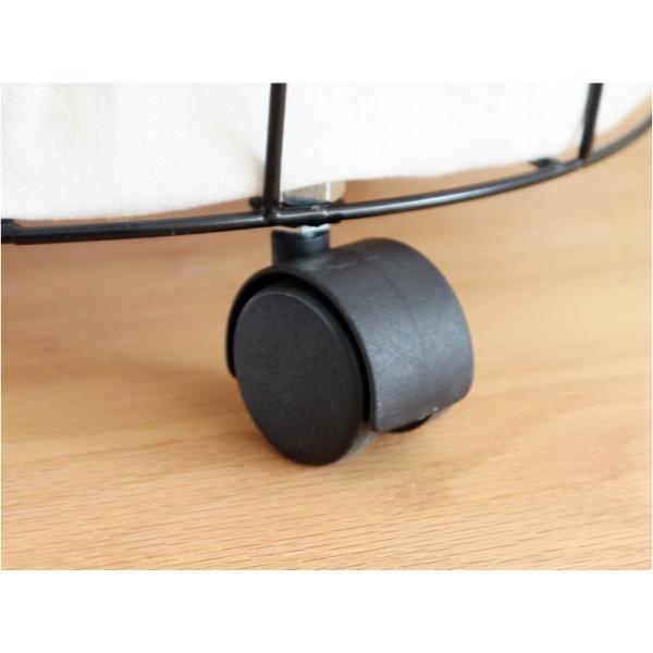 Iron Round Household Laundry Basket North Europe Dirty Clothes Basket Toy Litter Basket