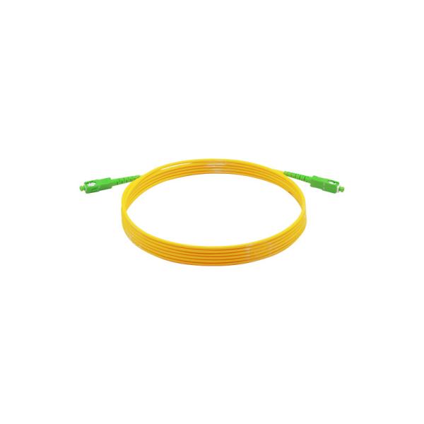China Manufacturer SC APC Fiber Optic Patch Cord High Quality For FTTH Network 3.0m Customized