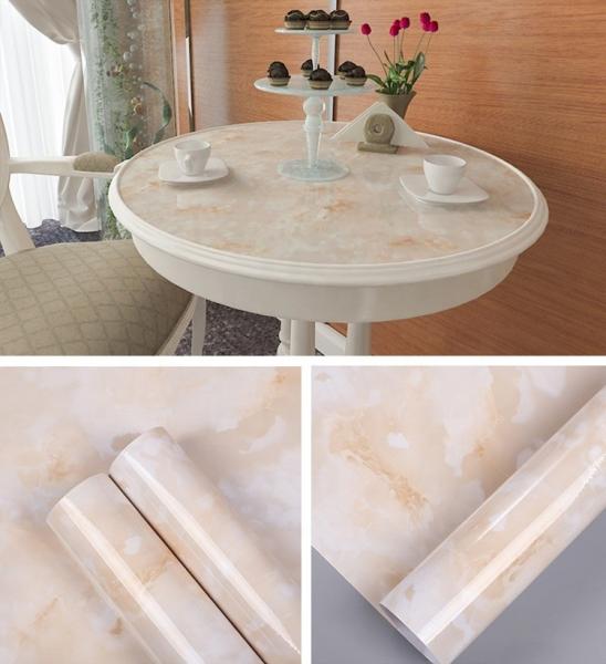 Peel et stick papier peint à motifs géométriques pour la décoration d'hôtel
