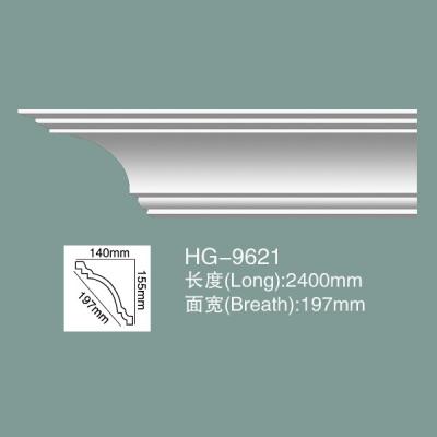 Foam Skirting Cornice Moulding Polyurethane Crown Moulding HG-9621