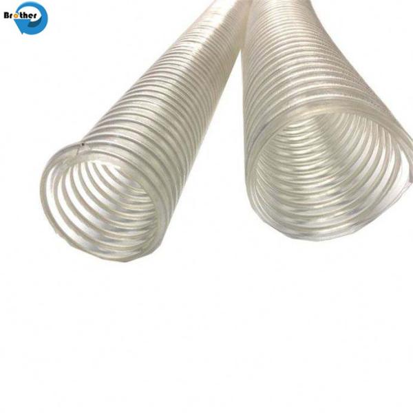 Transparent/Clear Food Grade PVC Steel Wire Reinforced Suction Hose