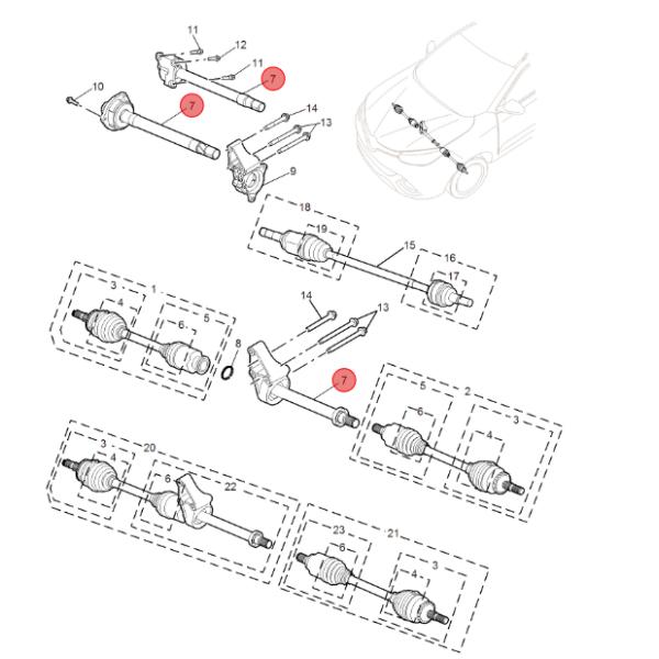 Front Wheel Steering Shaft Column For Mg Gs 10108295 Auto Car Parts By Universal Car Make