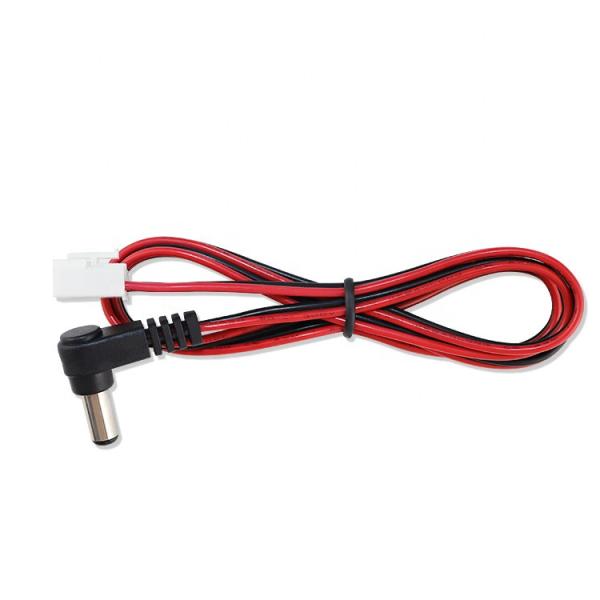 Custom OEM DC Barrel Jack to JST XH 2 Pin 2.54 Pitch Power Cable
