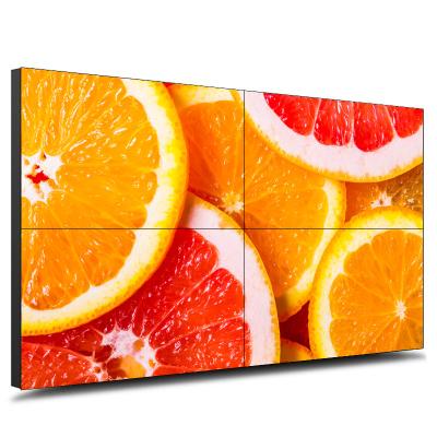 Moldura ultra fina lcd de 0.88mm que anuncia a parede video 1920X1080 500Nits da polegada 3d da exposição 55