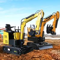 0,8 tonnes tonne 2 Ton Lithium Battery Extendable Track Mini Excavator électrique de 1 tonne 1,5