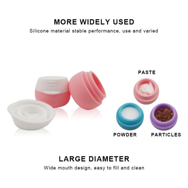 TSA одобрило красочное перемещение силикона разливает 90ml по бутылкам