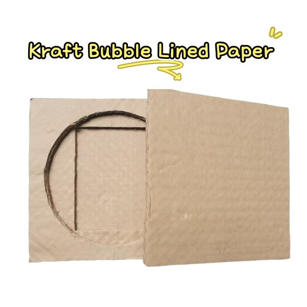 Eco Friendly Bubble Cushioning Wrap White Padding  Bubble Mailers Sheet
