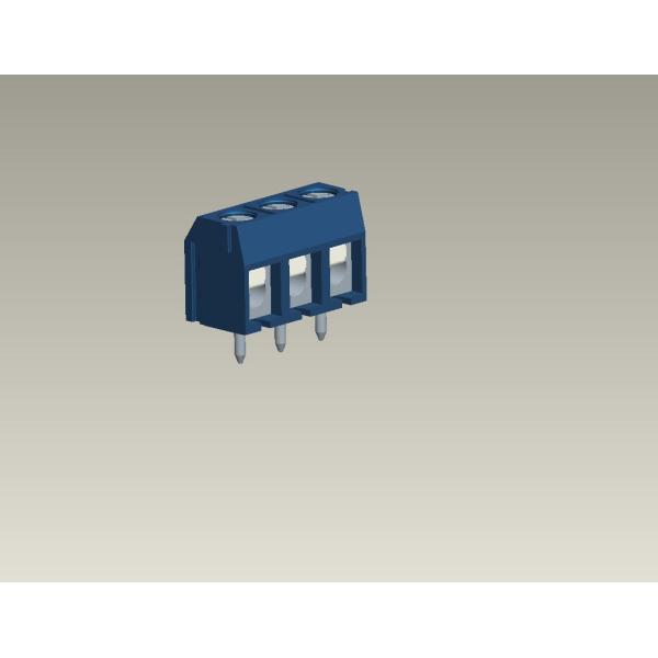 TC Terminal Block With Spring And Screw TC 5.08 Good Toughness And No Crack pcb terminal blocks
