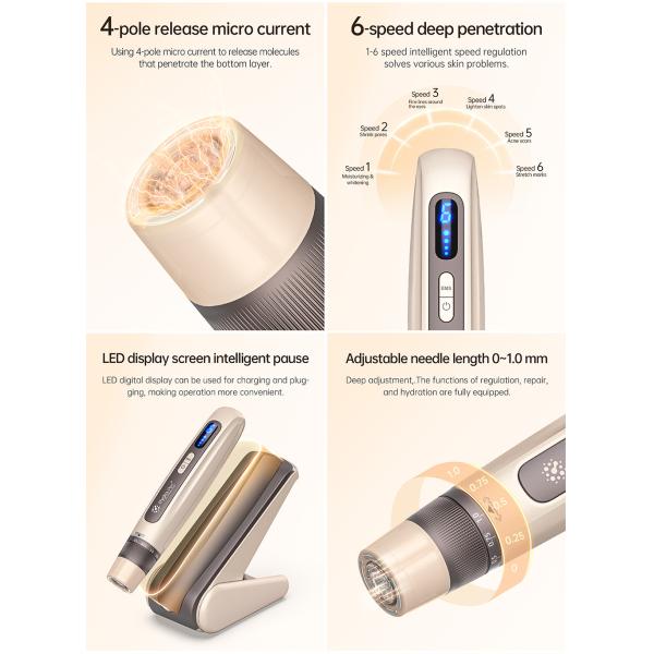 Handheld Introduction Device Microcrystalline Pen Stainless Steel Material