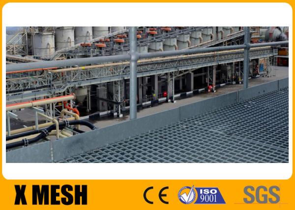 Length 2000mm Welded Steel Grating Serrated Galvanised Grid Mesh
