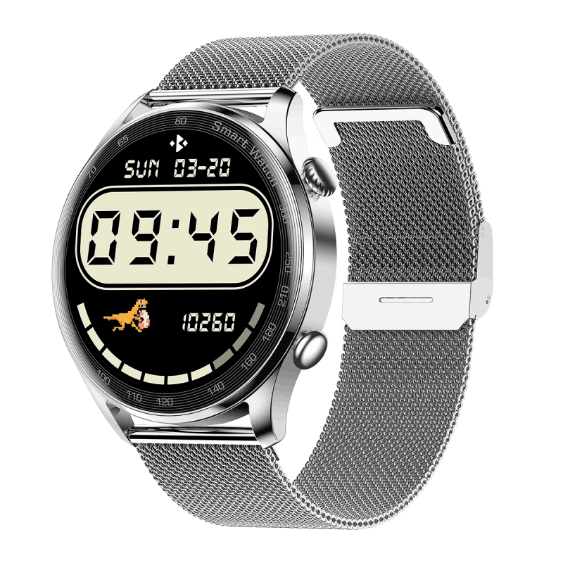 Support OEM & ODM | Elegant Women's Round Smart Watch with IP67 Waterproof BT5.1 Bluetooth Calling and 1.32-inch IPS Touch Screen