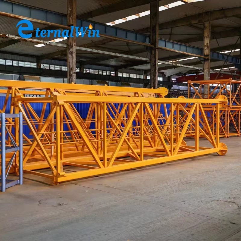 Mast Section Dimension 2x2x3m Construction Tower Crane Featuring Free Height 30.1m Engineered for Heavy Load Operations