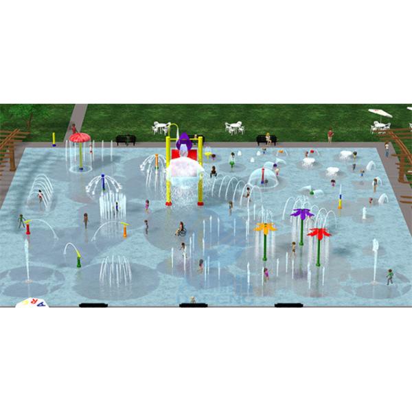 Распылите двигатели палубы бассейна зоны земные дети брызгают фонтан игрушки зоны