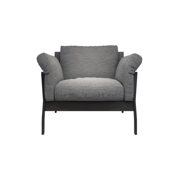 Joyful ever furniture factory Light luxury design sofa in Glossy painting frame and Italy leather upholstered