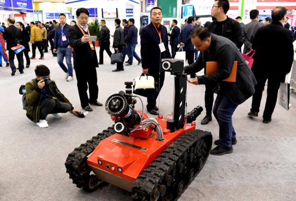 Large Petrochemical Areas Oil Tank Area Large Use Firefighting Robot fire extinguishing robot - Park View Care Home