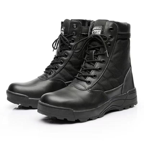 Special Forces Slip Resistant Tactical Boots Steel Toe Lightweight Men'S Shoes Combat