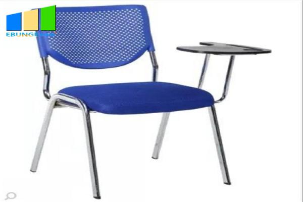 Almofada de escrita de formação da tabuleta de Training Chair With do estudante da conferência do mobiliário de escritório da cadeira