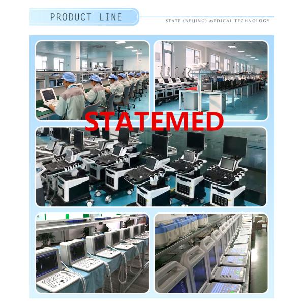 Hospital 128 E 4D Trolley Ultrasound Scanner For Women Pregnancy Diagnosis