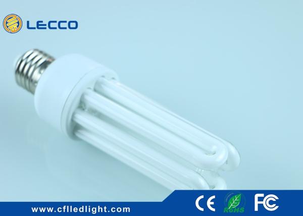 Compact 4 Pin Cfl Bulb Light , E27 Cfl Bulb 18 Wattage For Room / Shop