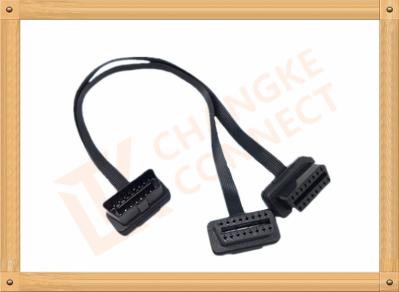 Y Type male to female OBD Extension Cable Flat OBD 16 Pin CK-MF08Y02