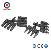 Os conectores de ramo de T do conector 1 a 4 do painel solar do picovolt cabografam o combinador do acoplador 1 par