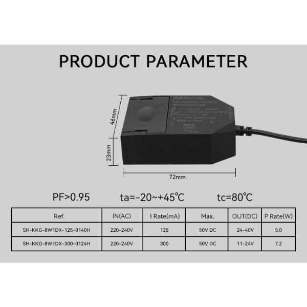 0-100% Triac Dimmable Power Supply Ocean Plastic Triac Dimmer Driver
