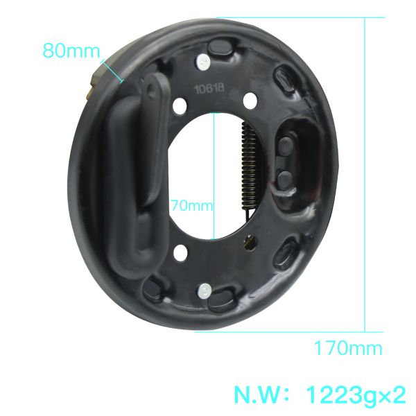 Driver Passenger Side Brake Shoes Assembly For Golf Cart EZGO TXT PDS