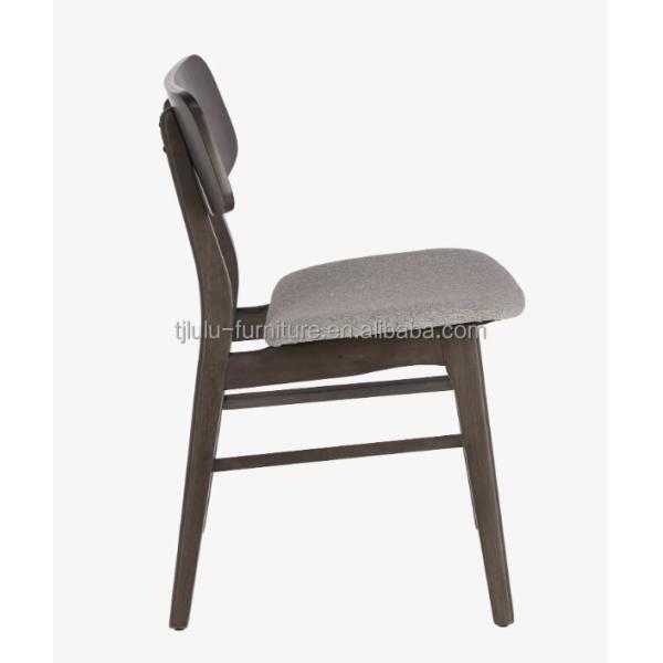 Customize Restaurant Hotel Upholstery Wooden Dining Chair in Sturdy Solid Wood Material and Modern Design