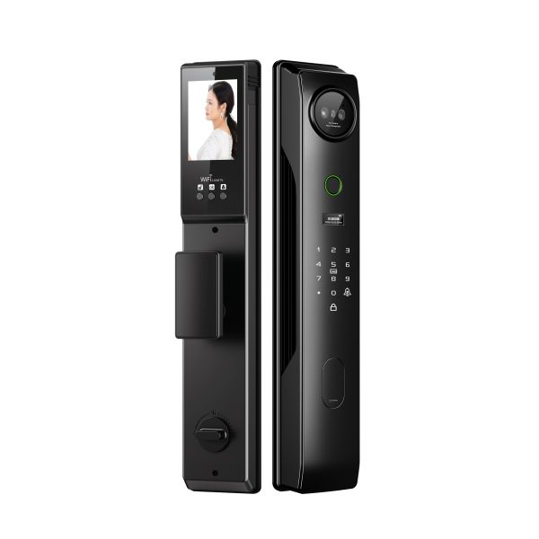Factory Selling Durable Anti-Theft Smart Fingerprint & WiFi 3D Face Recognition Door Lock with Key