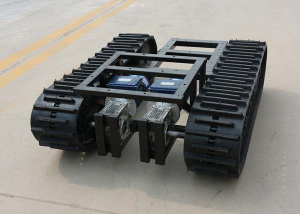 Grande cor de borracha do preto da estrutura da trilha de Frameset para o Paver/descarregador