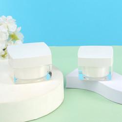 Pearl White Cosmetic Bottle Packaging 5g 15g 30g 50g Nail Gel Plastic Jar