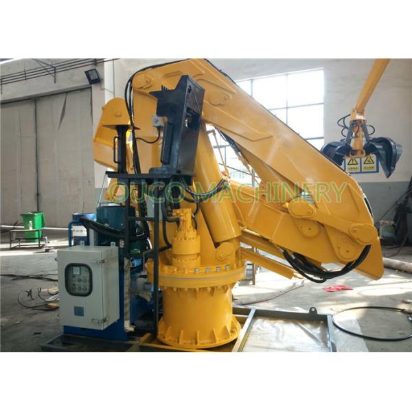 Hydraulic Knuckle Boom Marine Davit Crane 1T10M