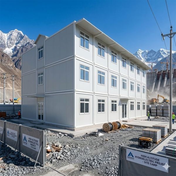 Stackable Container Homes Heavy Duty Multi Story Prefabricated Modular Container House