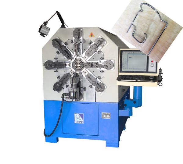 máquina sem eixos da mola do CNC de 380V 50Hz 27KW para o aço carbono alto de 1 - de 4mm