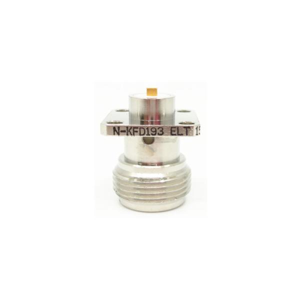 Female Nickel Plated RF N Connector Outer Conductor Center Resistance ≤1.5mΩ