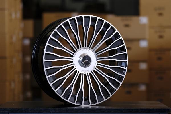 Car Black Machine Face Rims 19X8.5 19 Inch Forged Rims For 2021 MAYBACH S680