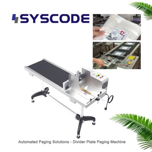 Automated Paging Machine Three Phase Paper Feeder Machine 180W Power