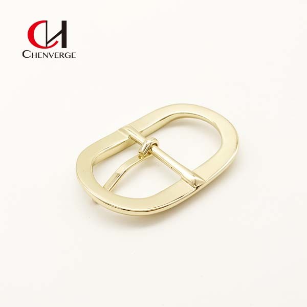 Brass Oval Center Bar Belt Buckles Thickness 5mm Anti Erosion