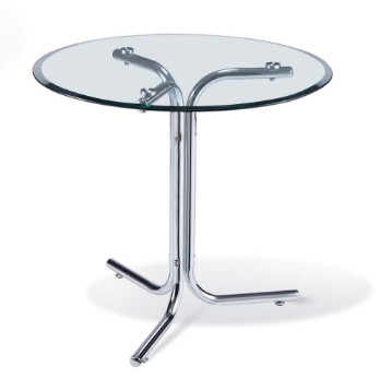 Modern round glass restaurant table furniture