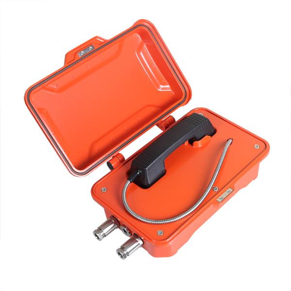 IP67 85dbA Fire Fighter Telephone with Die Cast Aluminium for Hazardous Industrial Environments