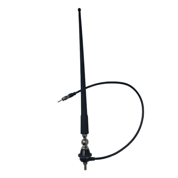 Waterproof Rubber Marine AM/FM Golf Cart ATV UTV RV Car Stereo Boat Mast Flexible Radio Antenna Truck Excavator Tractor