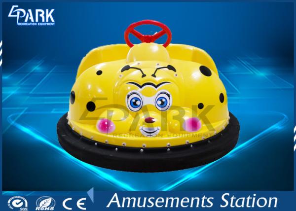 Fashion Design Amusement Park Bumper Cars Remote Control Built - In Music