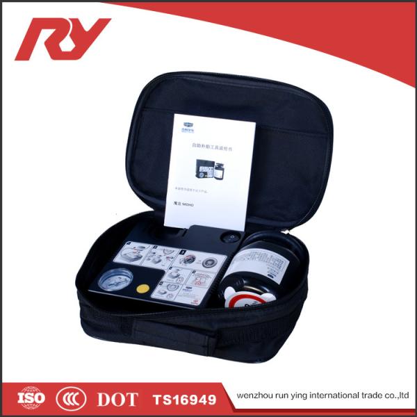 100% New Portable Car Tire Inflator Air Compressor DC 12V Detachable Tire Gauge