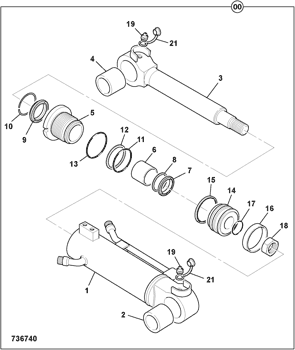903/20887 903-20887 903 20887 90320887 JCB Hydraulic Cylinder Seals