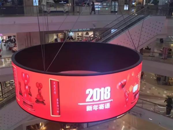Display LED flexível Display LED personalizado interior P2 P3 P4 P5 Display LED